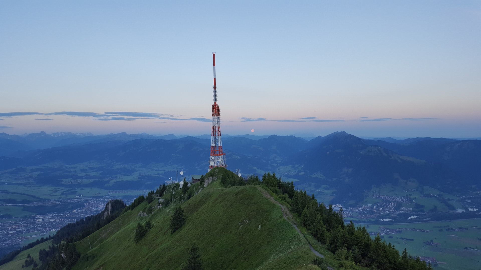 Sehen, wo die Sonne aufgeht